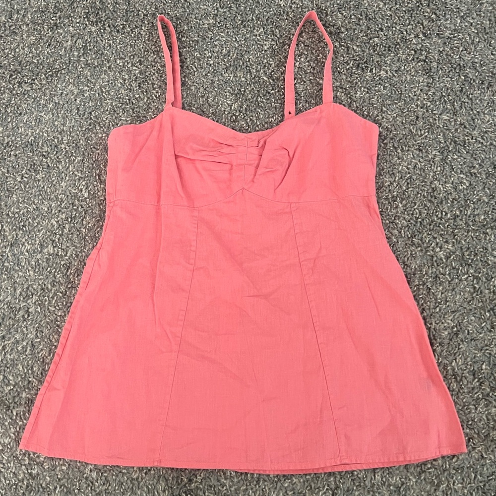 Patagonia Pink Hemp Cotton Tank Top